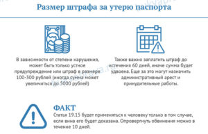 Если украли паспорт что делать 2020 сколько штраф в москве