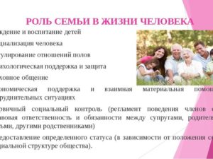 Участие родителей в воспитании детей является социальной нормой