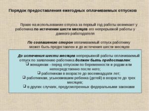 Можно ли сотруднику предоставить отпуск раньше 6 месяцев