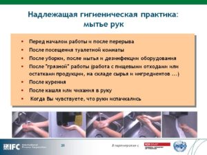 Правила мытья рук в общепите инструкция