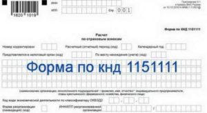 Скачать форму кнд 1151111 2020
