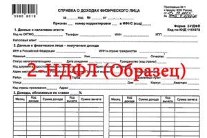 Справка 2 ндфл от ип для работника образец