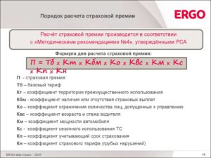 Возврат части страховой премии при расторжении договора страхования как расчитать