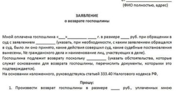 Возврат госпошлины при апелляционной жалобе в судах общей юрисдикции