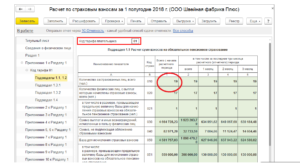 Количество застрахованных лиц в расчете по страховым взносам как рассчитать