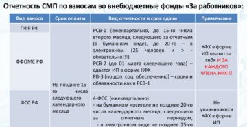 Отчетность по страховым взносам во внебюджетные фонды